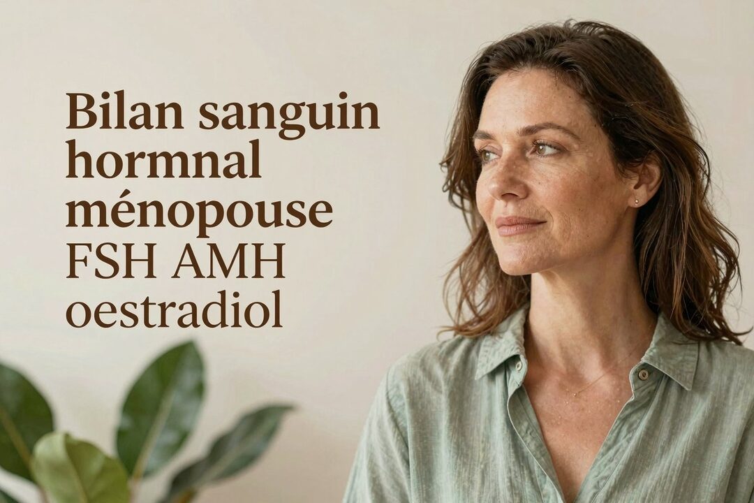 Bilan sanguin hormonal ménopause FSH AMH oestradiol