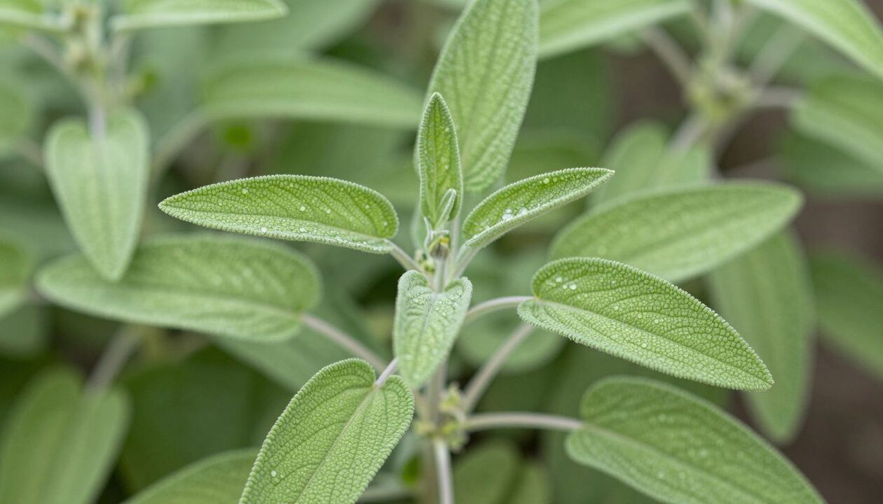 Sauge officinale menopause - plante medicinale bouffees de chaleur